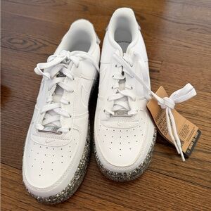 Nike Women's White and Gray Sneakers